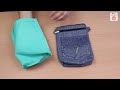 DIY JEANS CROSSBODY BAG FAST RECYCLE PANTS // Lovely Woman Purse From Old Jeans