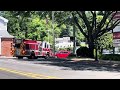 Bristol Fire Department Engine 1 responding with Q2b and Airhorns