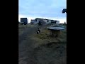 Fall sled dog training in the Badlands