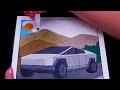 Color a Tesla Cybertruck With Me | COLOR ALONG WITH KIMMI