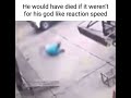 Man almost dies but dodges with his epic stunt