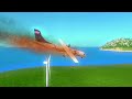 Aerocotlye flight 891 Crash Animation