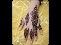 Mashallah beautiful back hand mehndi design