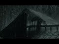 Beat Insomnia to Sleep with Thunder & Heavy Rain Sounds on Stormy Night | 3 Hours Rain Sounds