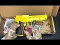Special Forces weapon toy set unboxing, MP5 electric submachine gun | Victor submachine gun