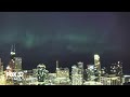 Timelapse: Northern Lights captured in downtown Chicago
