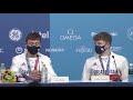 Tom Daley and Matty Lee - Gold medal press conference - Tokyo 2020 Olympics