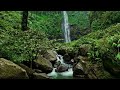 Relaxing Waterfall Sounds in 4K | Flowing Water & White Noise for Sleep