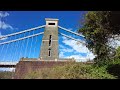 Bristol Clifton Suspension Bridge Walk, English Countryside 4K