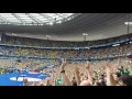 The Fan's View! Ireland v Sweden - Irish National Anthem Euros 2016