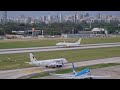 Heavy crosswind Boeing 737 take off