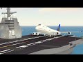 Big planes vs NEW AIRCRAFT CARRIER (PTFS Roblox)