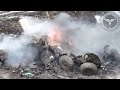 Russian BTR destroyed by Ukrainian drone