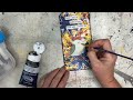 Mixed Media Art Journal Tutorial #artjournal #mixedmedia