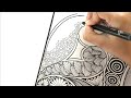 Zentangle art || Zentangle || Doodle art || Zendoodle