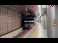 大阪駅地下ホーム　貨物列車（EF210・補機有り）通過