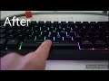 How to make your space bar sound good on a membrane keyboard