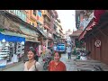 Kathmandu Walking Tour | Evening walk in the center of Kathmandu | Nepal🇳🇵 | 4K HDR
