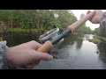 Salmon Fishing On A Small River In The Scottish Highlands