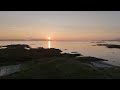 SUNSET AT ARISAIG SCOTLAND