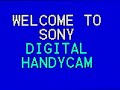 Sony Handycam DCR-TRV33 MiniDV camcorder demo (CRT feedback loop)
