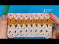 Crochet ALTERNATIVE V Stitch - Faster and LESS HOLES!