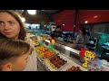 Phuket Walking Tour 4K HDR | Kata Night Street Food Market | Phuket, Thailand