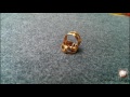 How to make wire  twisted round ring - handmade copper jewelry 132