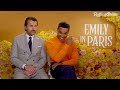 'Emily in Paris' Stars Lily Collins, Ashley Park, Lucas Bravo, and More Give Dating and Work Advice