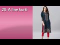 Latest Types of kurti with names 2021 for womens