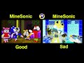 Sonic.EXE And Tails Dancing Meme - Good Ending VS Sad Ending (Minecraft Animation) FNF