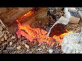 I tried tatara ironworks, making iron from iron sand!
