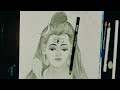 how to draw shiv ji. Easy and step by step drawings.#drawing #tutorial #video