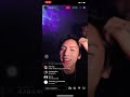 DPRIAN Christian Yu Instagram live IG LIVE