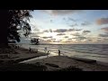 Walking around Miri. Pantai Tanjung Lobang. Food stalls., beach & sunset. Nov 2021.