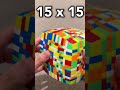 Rubik’s Cube From 1x1 - 19x19