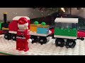 Santa SPEED BUILDS a Lego Christmas Train!