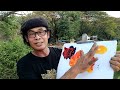 MENGGAMBAR PAKAI JARI/finger painting warna primer