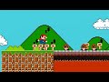 Super Mario Bros. But there are MORE Custom Mega Mushroom All Mario Characters | Game Animation