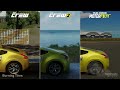 The Crew vs The Crew 2 vs The Crew Motorfest | Physics and Details Comparison