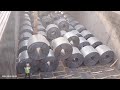 loading and securing of steel coil on ship #viral #ship #youtubevideo