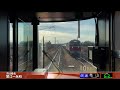 【4K60fps Cab view Japan train】Nagoya ~ Kameyama. Kansai Line. rapid service.