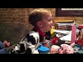 Christmas Cow Eats Cookie