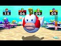 Mario Party 9 Boss Battle Minigames - Mario Vs Luigi Vs Wario Vs Waluigi (Master Difficulty)