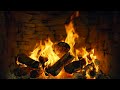 🔥 Relaxing FIREPLACE (3 Hours) with Burning Logs and Crackling Fire Sounds for Stress Relief 4K UHD