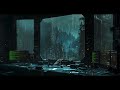 Post-Apocalyptic Retreat 🌑 Hidden Facility 🌲 | Dark Ambient 🌫️ Forest Rain 🌧️