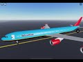 Holy airlines first a340 landing (holy airlines flight 10)