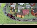 My Peco/Kato 009 small England steam locomotive Palmerston running on my N gauge layout as a test
