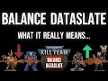 Episode 35: Balance Dataslate Review... What it means for you