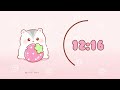 30 minutes - Relax & study with me Lofi | Strawberry hamster #timer #30minutes  #30minrelaxingmusic